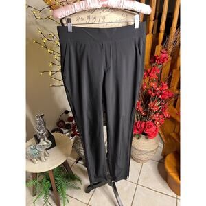 Athleta Women’s Lightweight Silky Taupe Black Ankle Cargo Pants Size 2